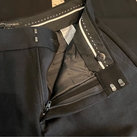 Banana Republic black suit pants Ryan fit size 6 - Picture 4 of 7